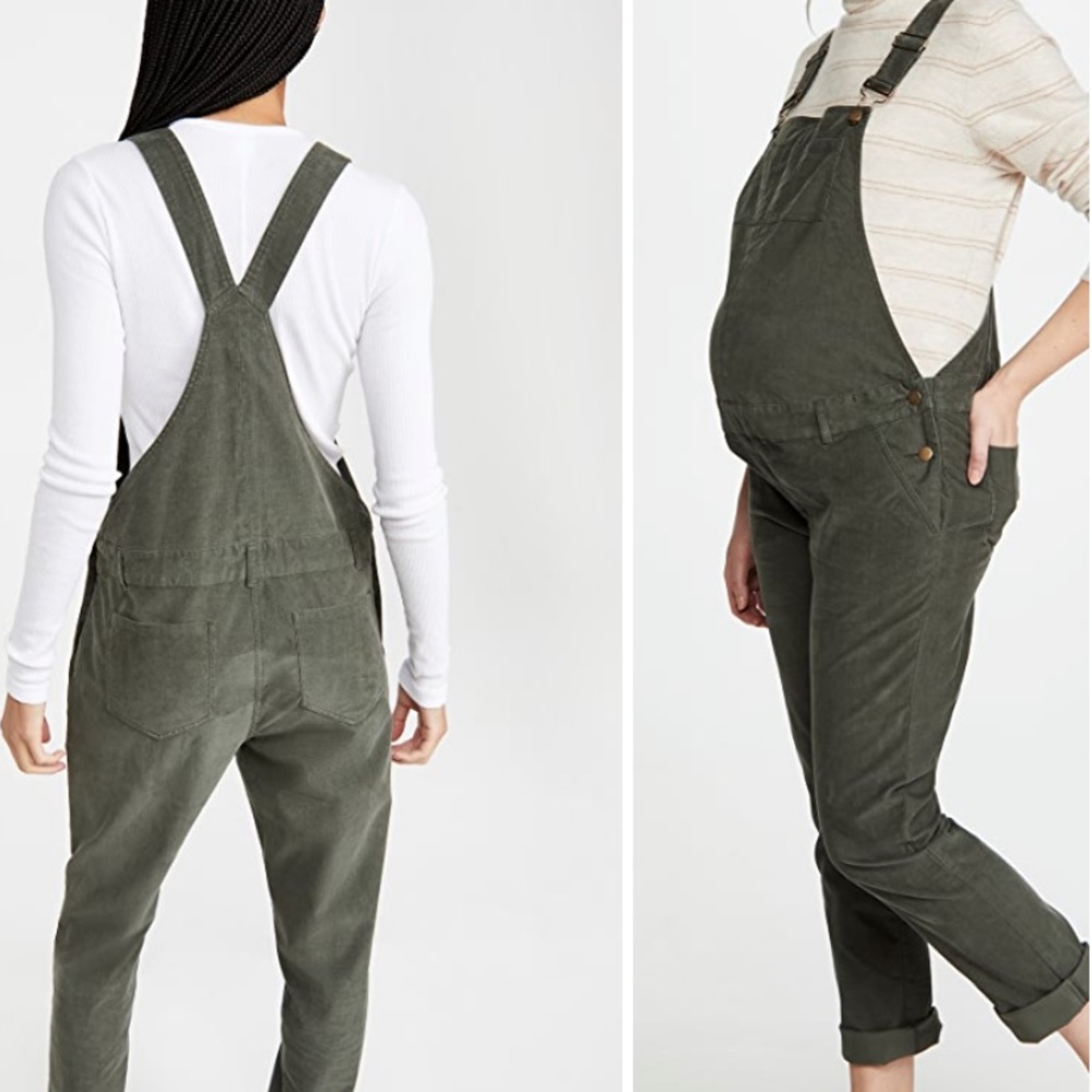 Hatch size 0 corduroy overalls